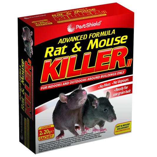 Rat & Mouse Poison - 20g - Pack of 2